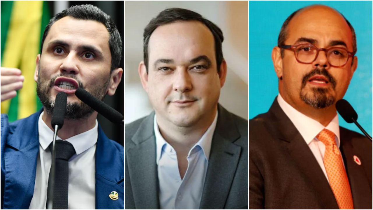 Cleitinho Azevedo, Flávio Roscoe e Mateus Simões