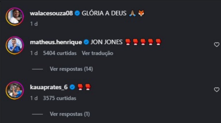 walace comentário boxe