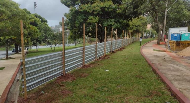 Obras na Praça do Papa