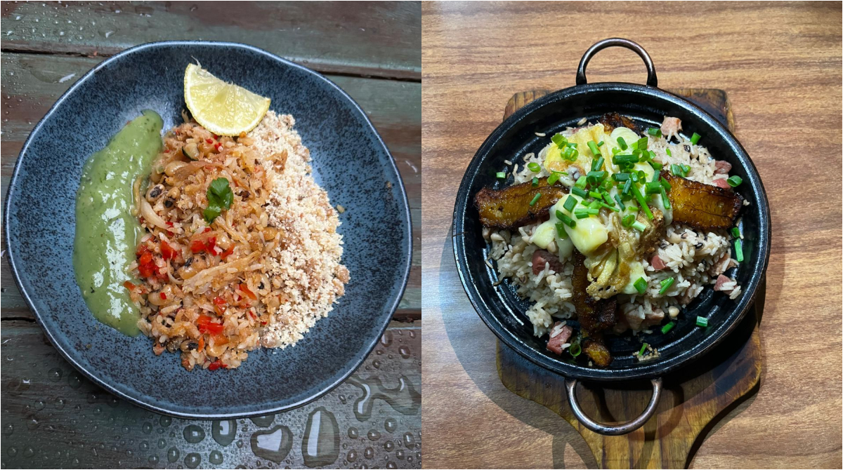 pratos de estabelecimentos participantes do festival do arroz