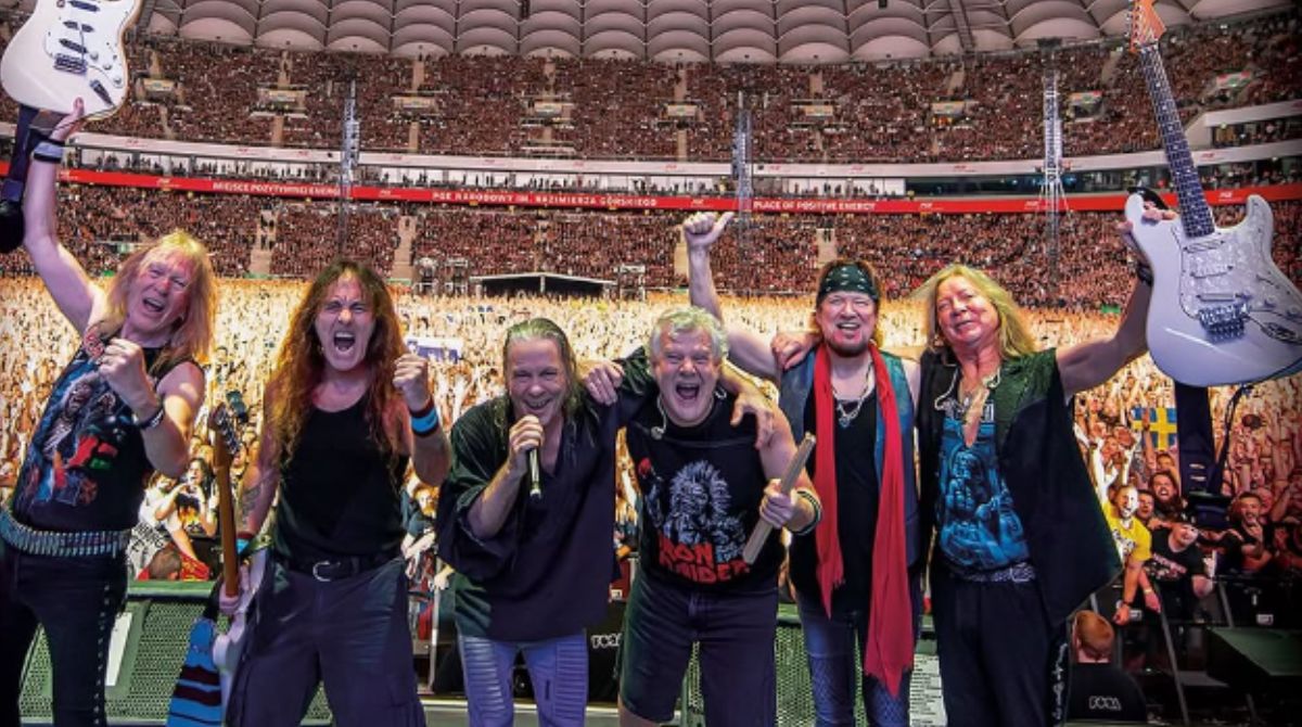 "Iron Maiden: Burning Ambition" narra a trajetória da banda britânica ao longo de cinco décadas. (Foto: Reprodução/Instagram/Iron Maiden)