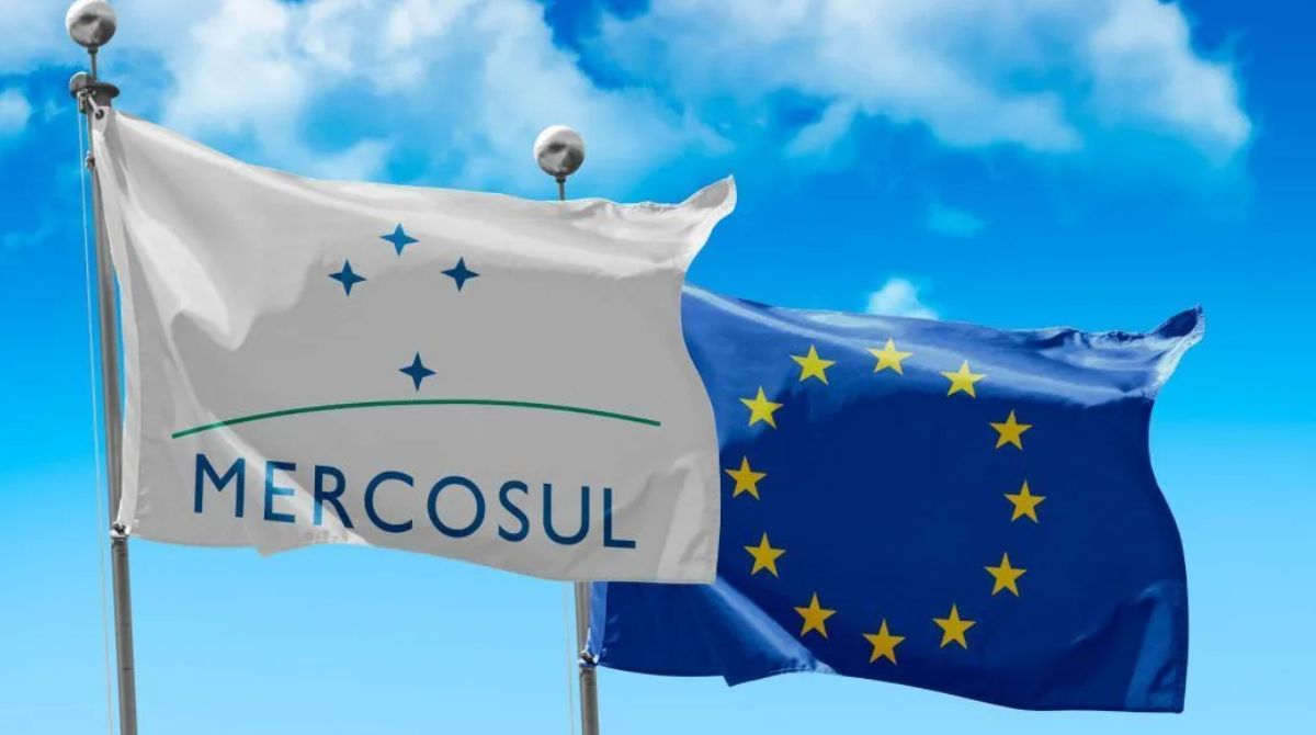 Tratado provisório entre UE e Mercosul começa em maio. Medida amplia mercado e beneficia o agronegócio e a indústria do país. (Foto: Reprodução/Redes sociais)