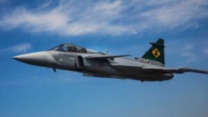 Brasil entra para lista de produtores de caças com entrega do 1º Gripen nacional. (Foto: Força Aérea Brasileira)