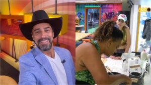 selfie do cowboy após eliminação e solange e ana paula discutindo no bbb