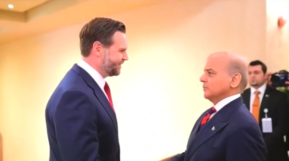 j.d. vance e Shehbaz Sharif
