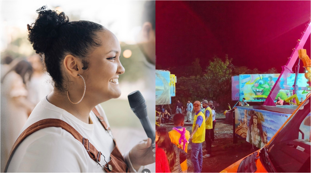 carolina beatriz e corpo de bombeiros no minas center park