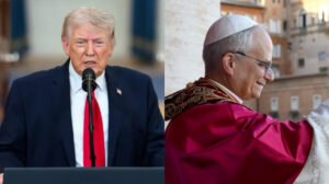 trump e papa leão