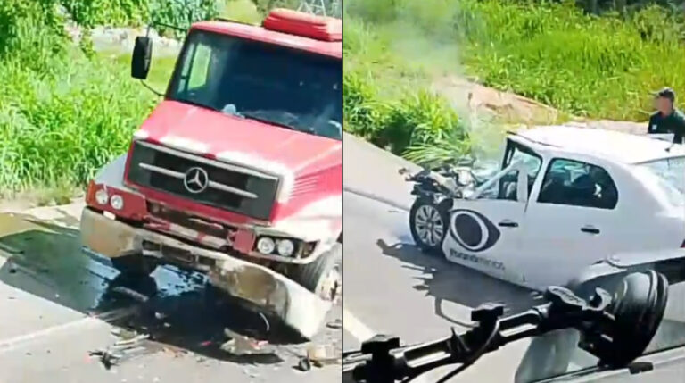 acidente com carro da band