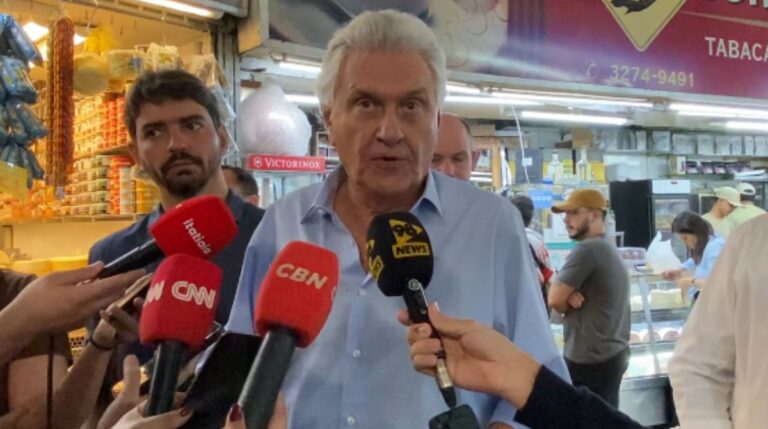 Cumprindo agenda em BH, Caiado comentou sobre a disputa com Zema pela presidência e o apoio de Simões ao ex-governador de Minas. (Foto: Reprodução)