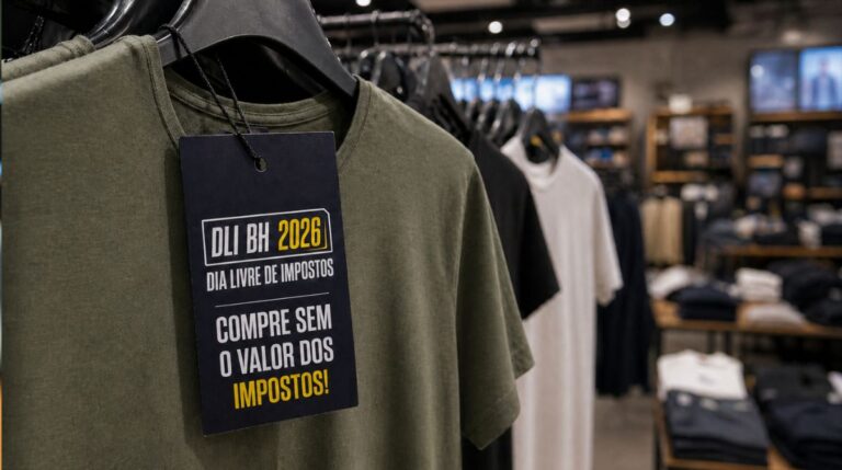Dia Livre de Impostos 2026 Saiba quais lojas vão vender sem o valor dos impostos em Belo Horizonte