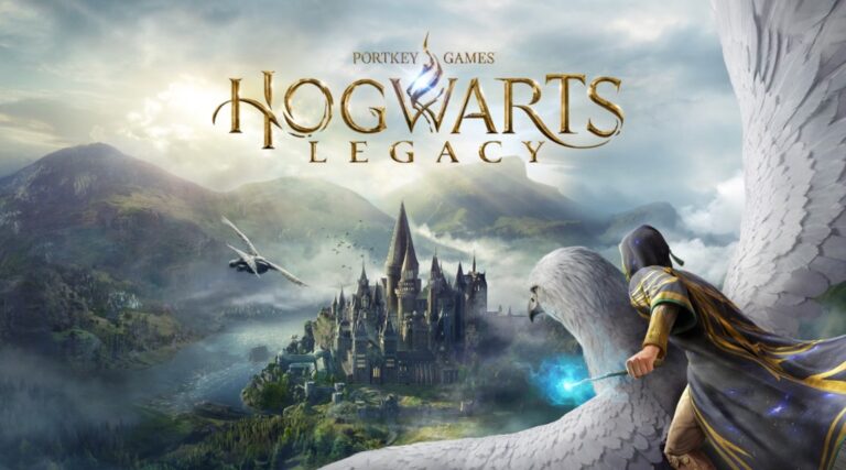 foto mostra animação do jogo Hogwarts Legacy
