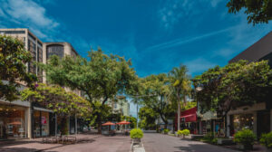praça da savassi em dia de sol