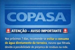 Fake News sobre potabilidade de água na Grande BH