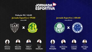 O Preleção 98 chega com o pré-jogo mais completo de Atlético x Mirassol, pela 16ª rodada do Brasileirão.