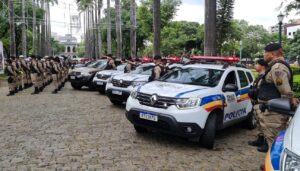 Viaturas da Polícia Militar de Minas Gerais