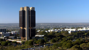 vista panorâmica do banco central
