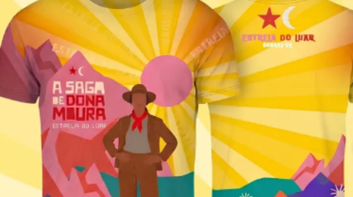 camisa oficial do tema da Quadrilha Junina Estrela do Luar
