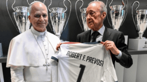 papa leão xiv santiago bernabeu