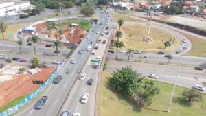 Obras no Trevo do Belvedere