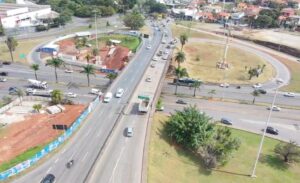Obras no Trevo do Belvedere