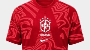 camisa vermelha brasil