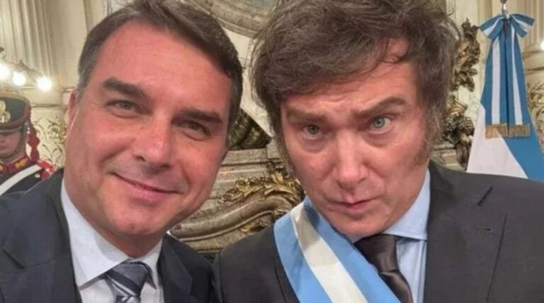Milei confirma visita ao Brasil para participar de convenção do PL e apoiar Flávio Bolsonaro