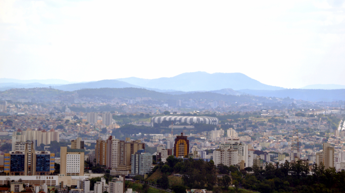 vista do bairro mangabeiras em bh