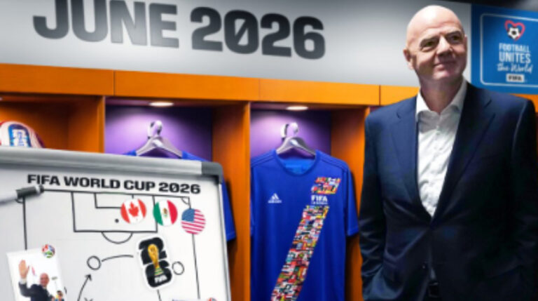 gianni infantino no vestiário