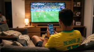 Plataforma do governo para autoexclusão de bets registra crescimento recorde durante a Copa do Mundo. (Foto: Gerada por IA)
