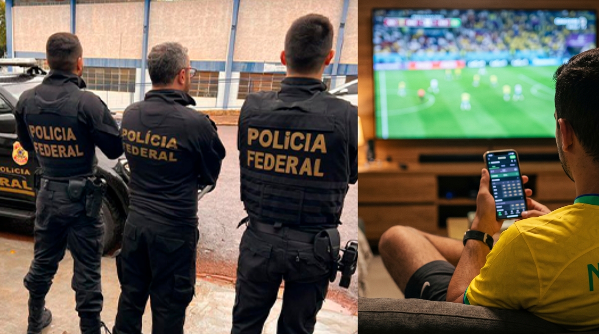 Governo sanciona repasse gradual de até 3% das bets para o fundo da Polícia Federal, cobrindo gastos de saúde dos servidores. (Foto: Sindipol/BA e Gemini/Google)