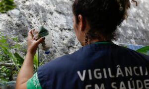 Agente de endemias no combate a dengue