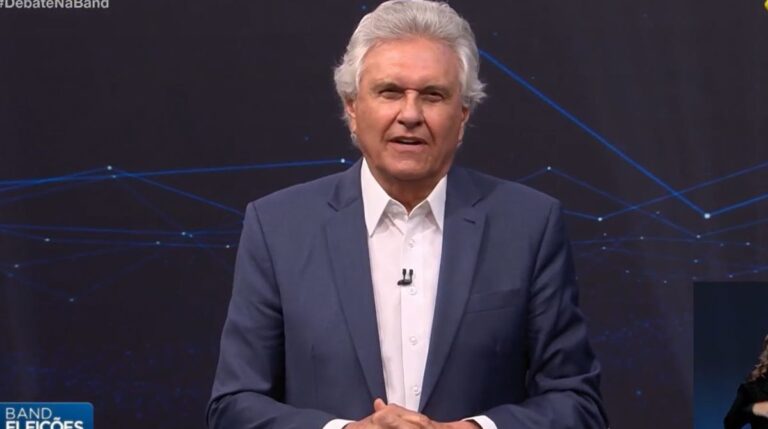 Em debate, Caiado propõe confisco de bens de agressores, critica Lula e Flávio e destaca inteligência artificial em Goiás