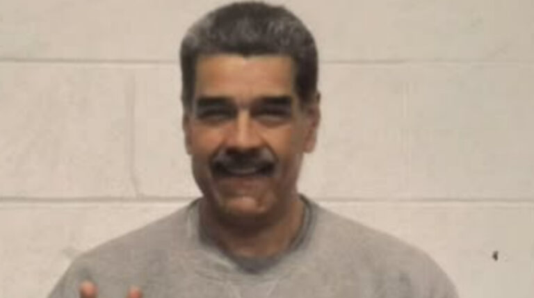 nicolás maduro sorrindo na prisão em nova york