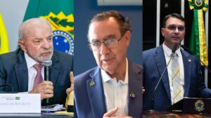 Quaest mostra Augusto Cury com 10% no 1º turno, enquanto Lula e Flávio empatam em um cenário de 2º turno. (Foto: Ricardo Stuckert/Instagram Augusto Cury/Jefferson Rudy)