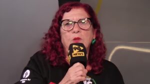 Candidata ao Senado pelo PSTU, Victoria Mello participa de sabatina na 98 News e defende revogação da reforma da previdência e escala 4x3. (Foto: Reprodução/ 98 News)