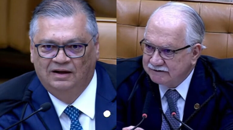 Dino e Fachin batem boca durante sessão do STF sobre caso Moraes