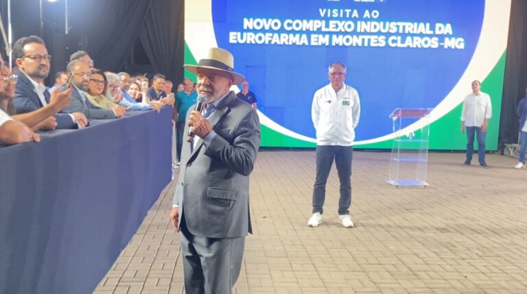 Em visita a Montes Claros, Lula defende SUS e fala sobre canetas emagrecedoras