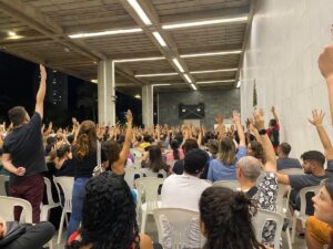 Assembleia dos professores das escolas particulares de BH