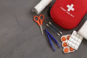 Kit primeiros socorros