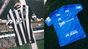 camisas atletico e cruzeiro