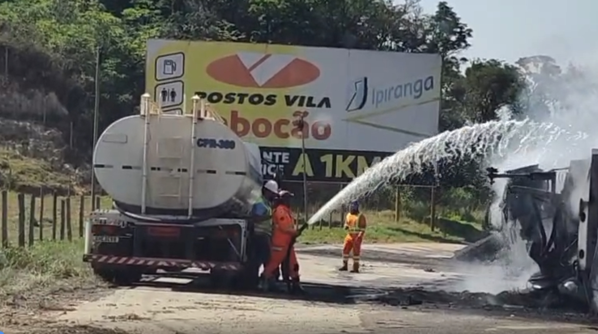 incêndio carreta