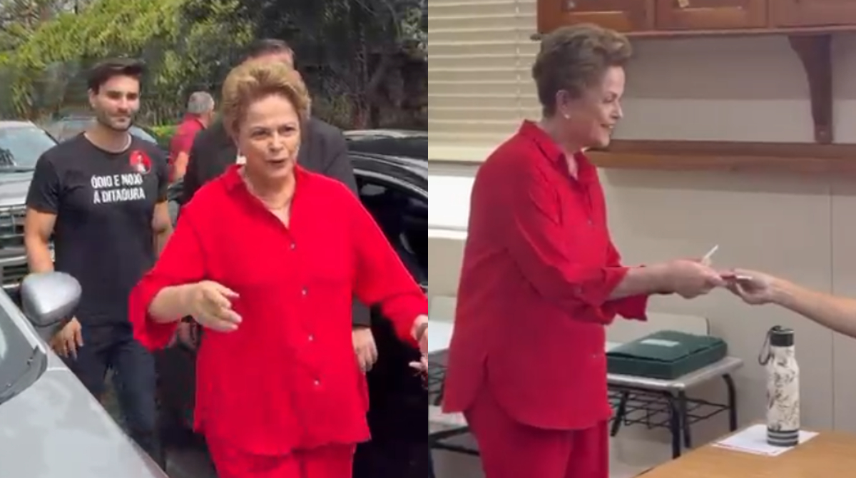 dilma votando