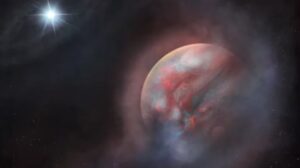Cientistas encontram sinais de um gigante gasoso renascido das cinzas da anã branca HS 0209+0832. (Foto: Snehalata Sahu/University of Warwick)