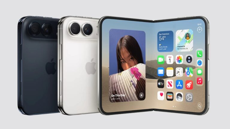 O iPhone Duo, primeiro celular dobrável da Apple, entra em pré-venda no Brasil custando até R$ 30.999. (Foto: Divulgação/Apple)