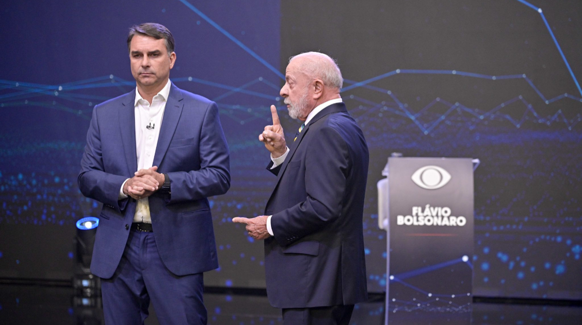 debate lula flávio bolsonaro