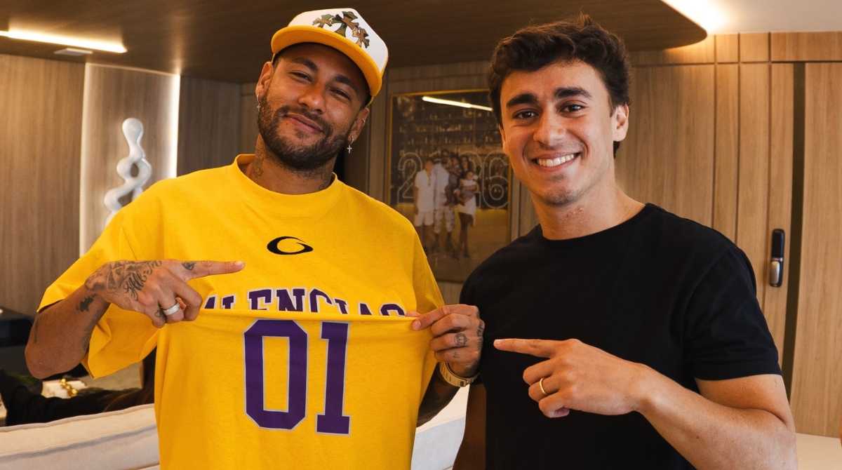 Neymar declara voto em Flávio Bolsonaro em vídeo publicado pelo deputado Nikolas Ferreira. (Foto: Reprodução/Instagram/Nikolas Ferreira)