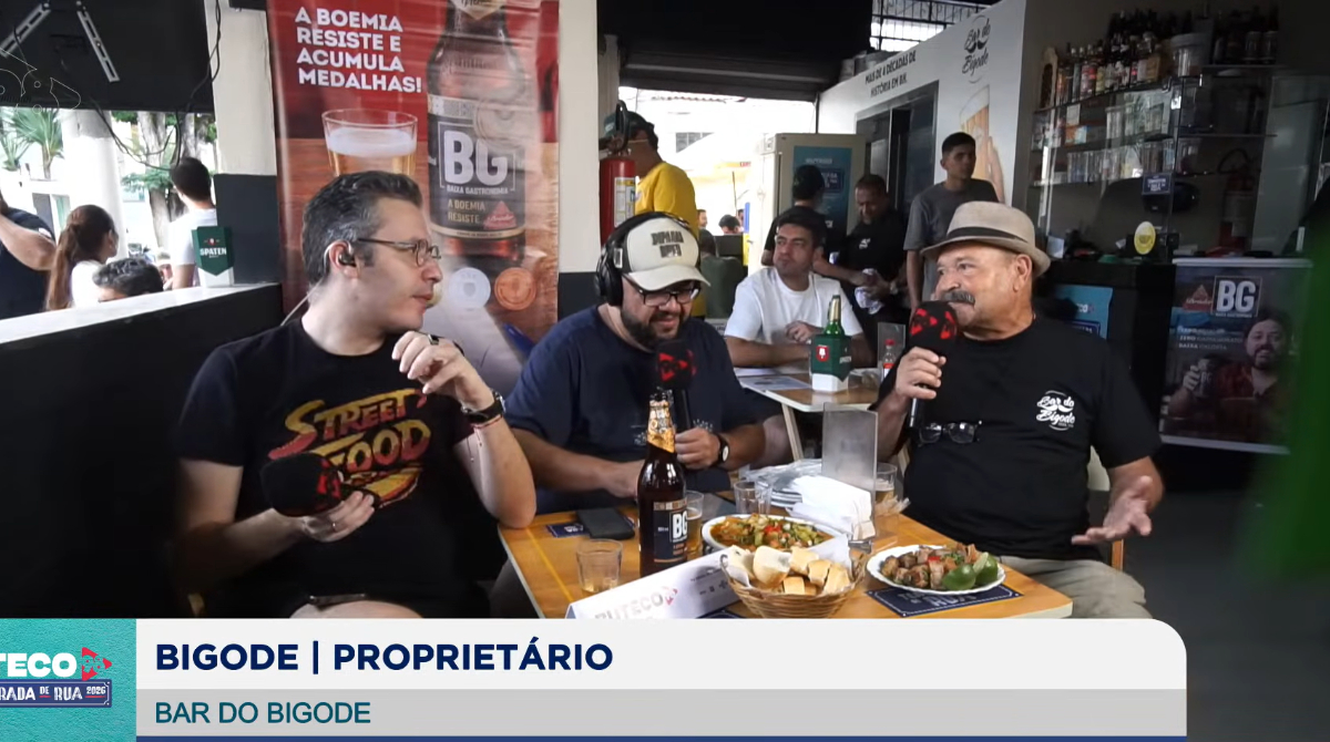 lucas reage antonelioi souza e bigode no buteco 98