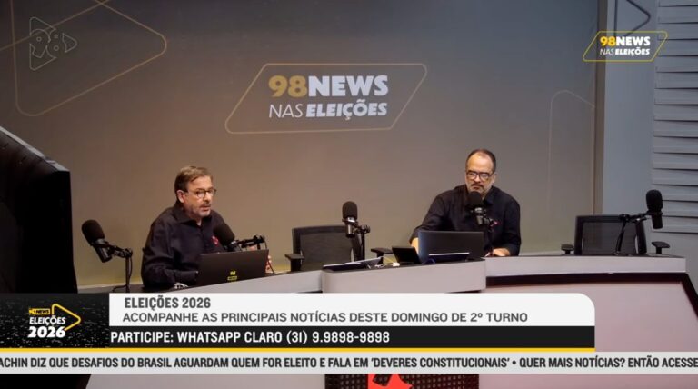AO VIVO: acompanhe a cobertura do dia de votação com a equipe da 98 News