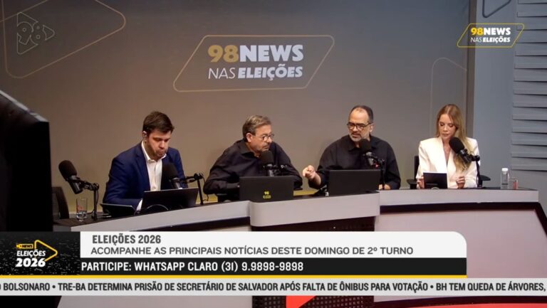 AO VIVO: acompanhe a cobertura do dia de votação com a equipe da 98 News
