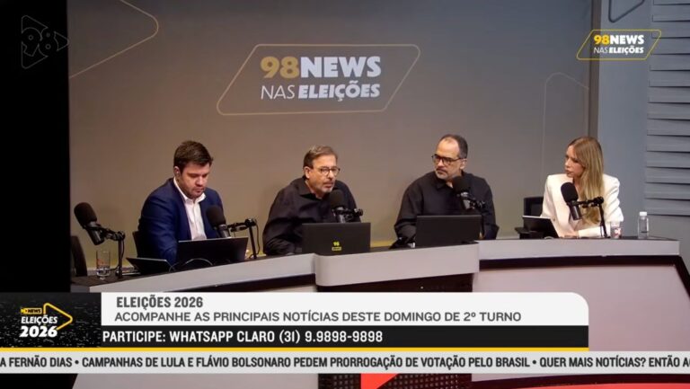 AO VIVO: acompanhe a cobertura do dia de votação com a equipe da 98 News